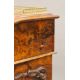 A Victorian burr walnut Davenport, the top with inset presentation inscription. 55 cm wide. - Image 8 of 13