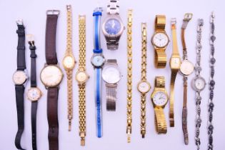 A collection of watches to include: a Fero Feldmann Ultra Flat 1963 watch,