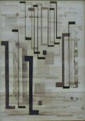 IRENE RICE PEREIRA, 'Light Extending Itself', print, framed and glazed. Image 28 x 20 cm.