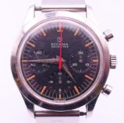 A Rodania Geometer gentlemen's wristwatch. 4 cm wide including crown.