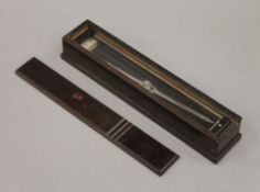 A J M G & Sons WWII trough compass. 17 cm long.