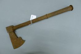 An 18th/19th century iron axe. 41 cm long.