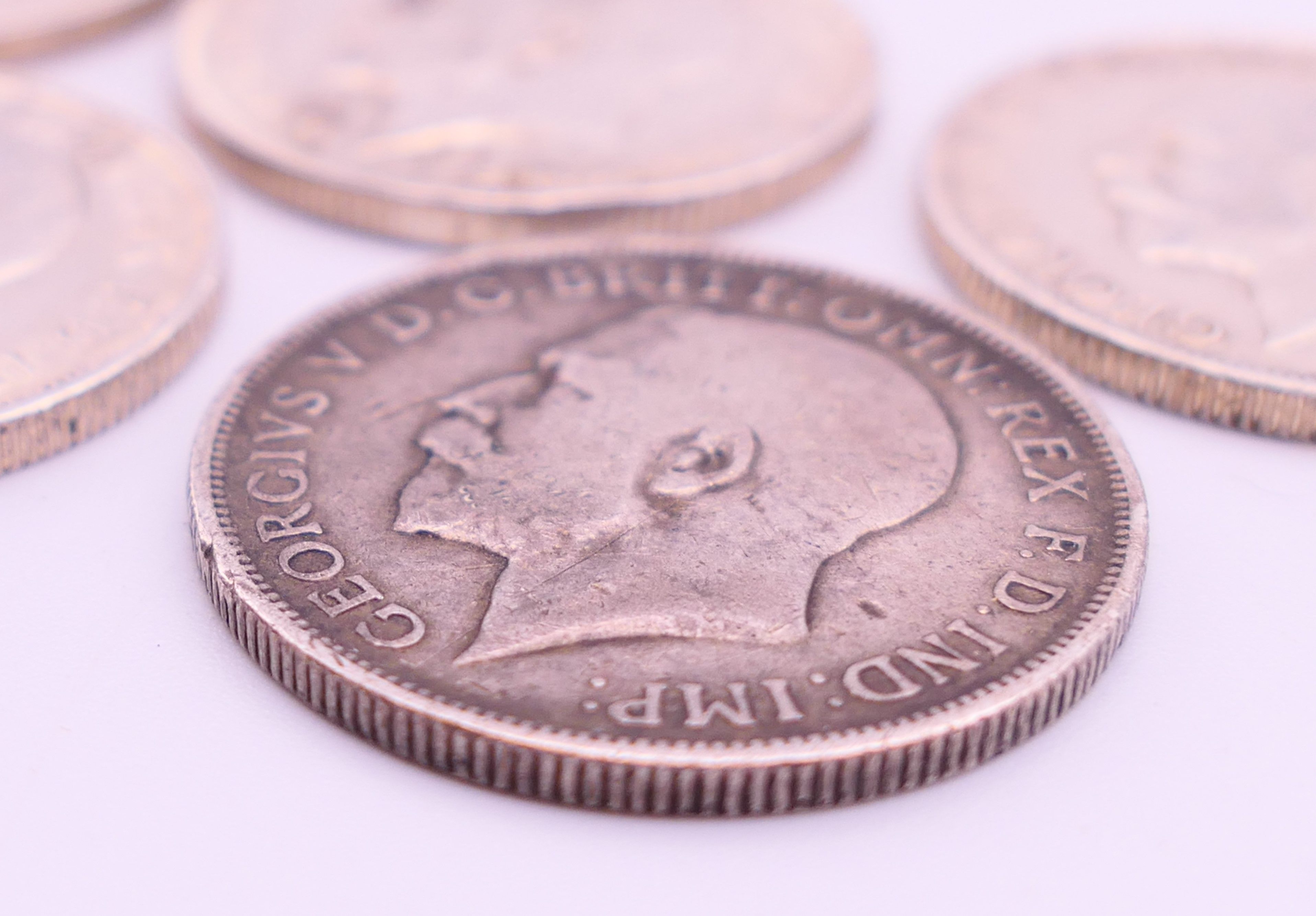 Six silver florins. 67.6 grammes. - Image 3 of 3