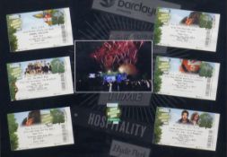Six Hyde Park Concert Tickets for July 2013 events to include Bon Jovi, The Rolling Stones, JLS,