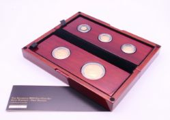 A Royal Mint limited edition boxed 'Sovereign 2015 Five-Coin Set, Fifth Portrait - First Edition,