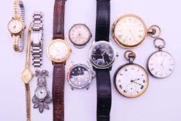 A quantity of vintage pocket watches (American Waltham Watch Co.