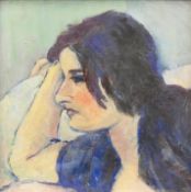 EDWARD WOLFE (1897-1982) (AR), Portrait of a Woman, oil on board, signed, framed. 34 X 33.5 cm.