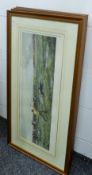 C R STOCK after E A S DOUGLAS, four hare coursing engravings entitled See Ho, Slipped,