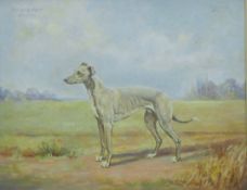 WILFRED HIGGINS, Swinging Light - Sketch, oil on board, signed, framed and glazed. 27 x 35 cm.