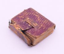 A bound miniature book: Small Rain Upon the Tender Herb Deut. xxxii.2.