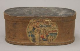 A vintage Turkish Delight band box.