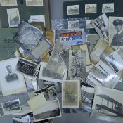 An extensive collection of WWI memorabilia to include photographs, Royal Flying Corps,