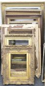 A quantity of various picture frames. The largest 125 x 96.5 cm.