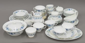 A quantity of Colclough Braganza pattern tea wares and a quantity of Wedgwood Clementine pattern