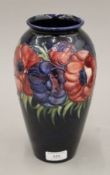 A Moorcroft vase. 25.5 cm high.