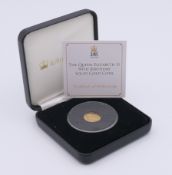 A boxed 2016 Queen Elizabeth II 90th Birthday 9 ct gold 1.