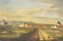 After BERNARDO BELLOTTO, called CANALETTO (1772-1780), Vienna Viewed from the Belvedere Palace,