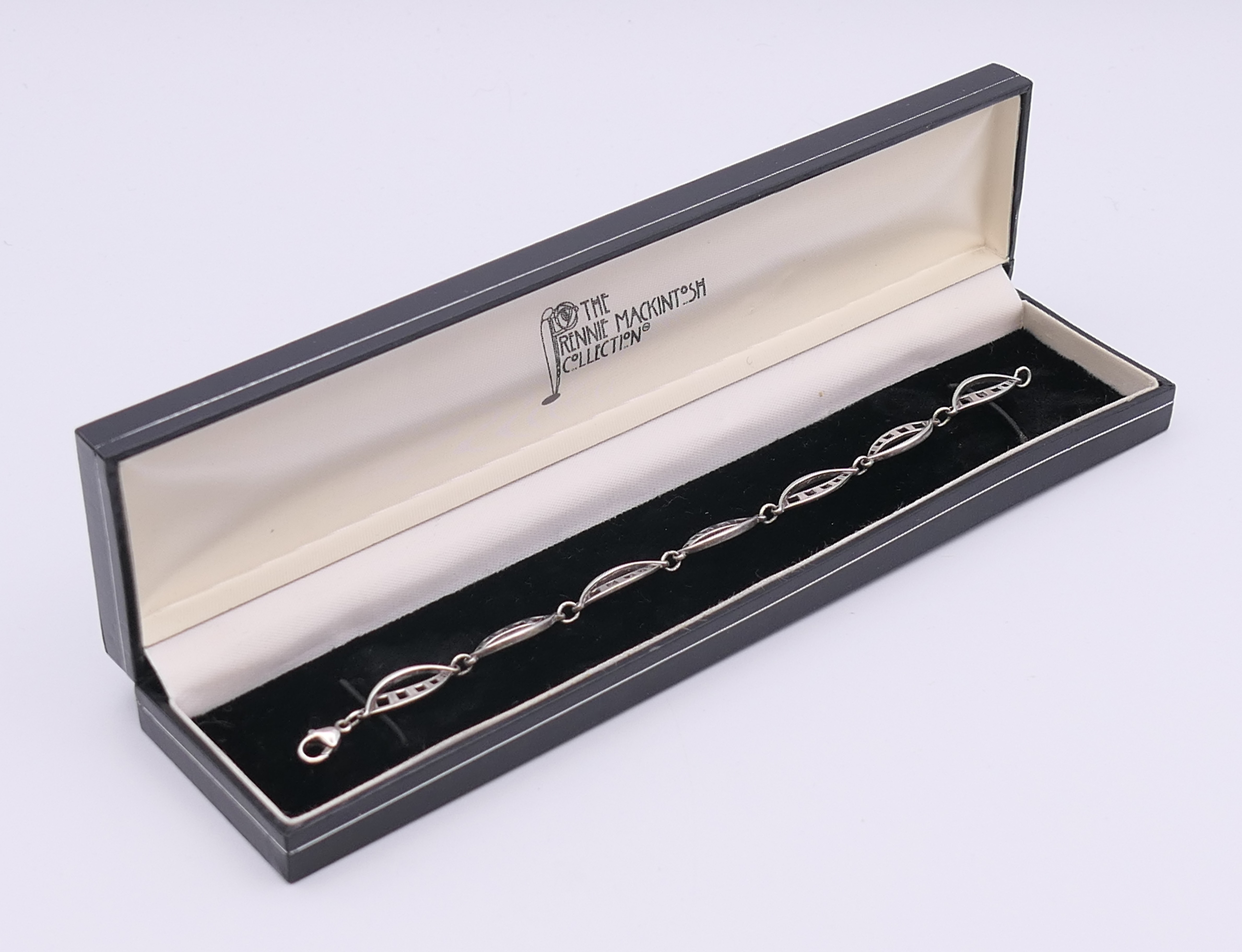A quantity of boxed 'The Rennie Mackintosh Collection' silver jewellery to include two bracelets, - Image 37 of 37