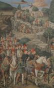 After BENOZZO GOZZOLI (1421-1497) Italian, The Procession of the Magi to Bethlehem, print,