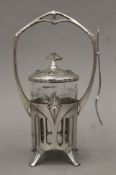 A WMF pickle jar complete with WMF pickle fork,