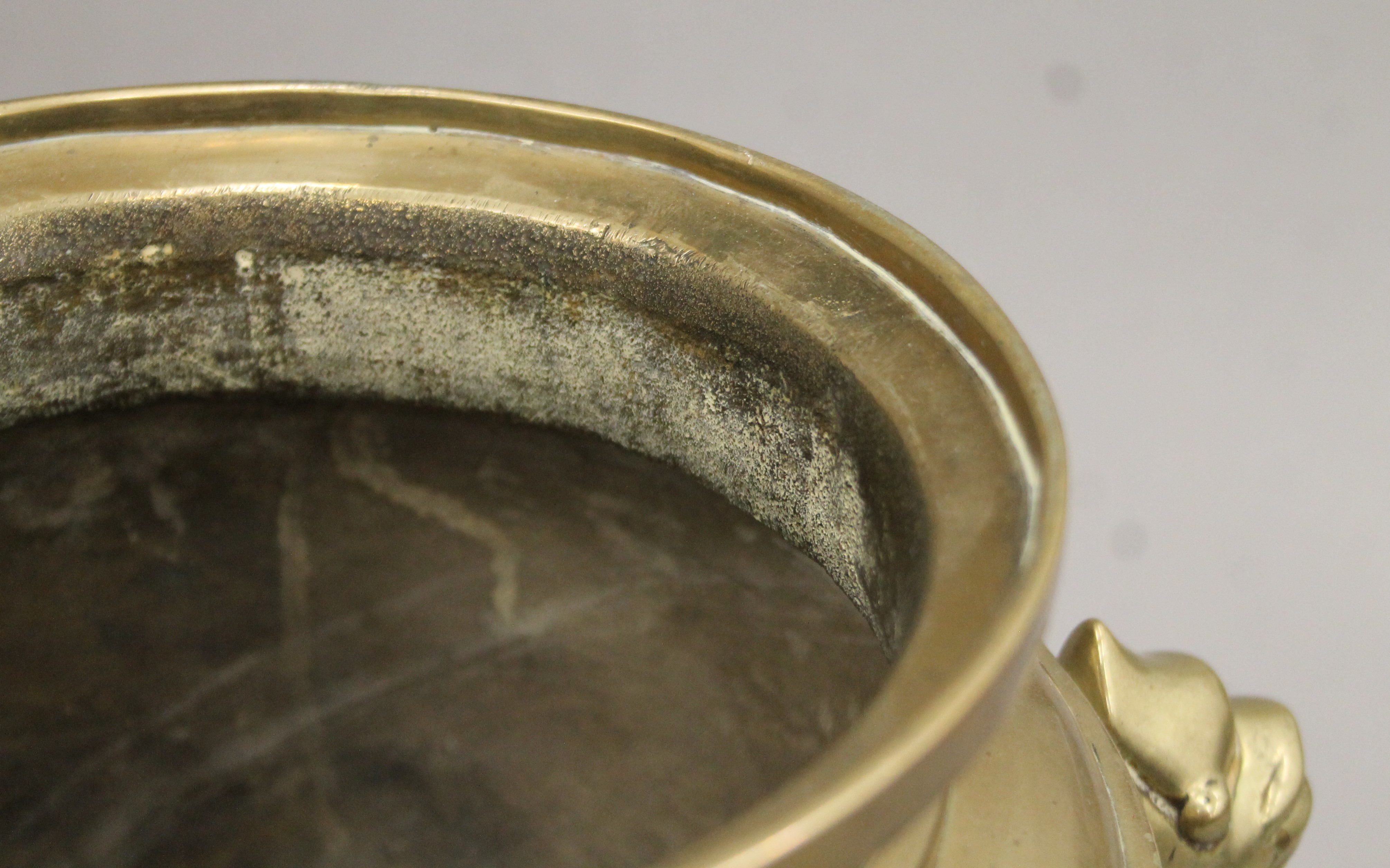 A 19th century Chinese bronze censor, the underside with cast seal mark. 42 cm high. - Image 4 of 8