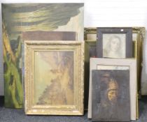 A quantity of various pictures and prints,