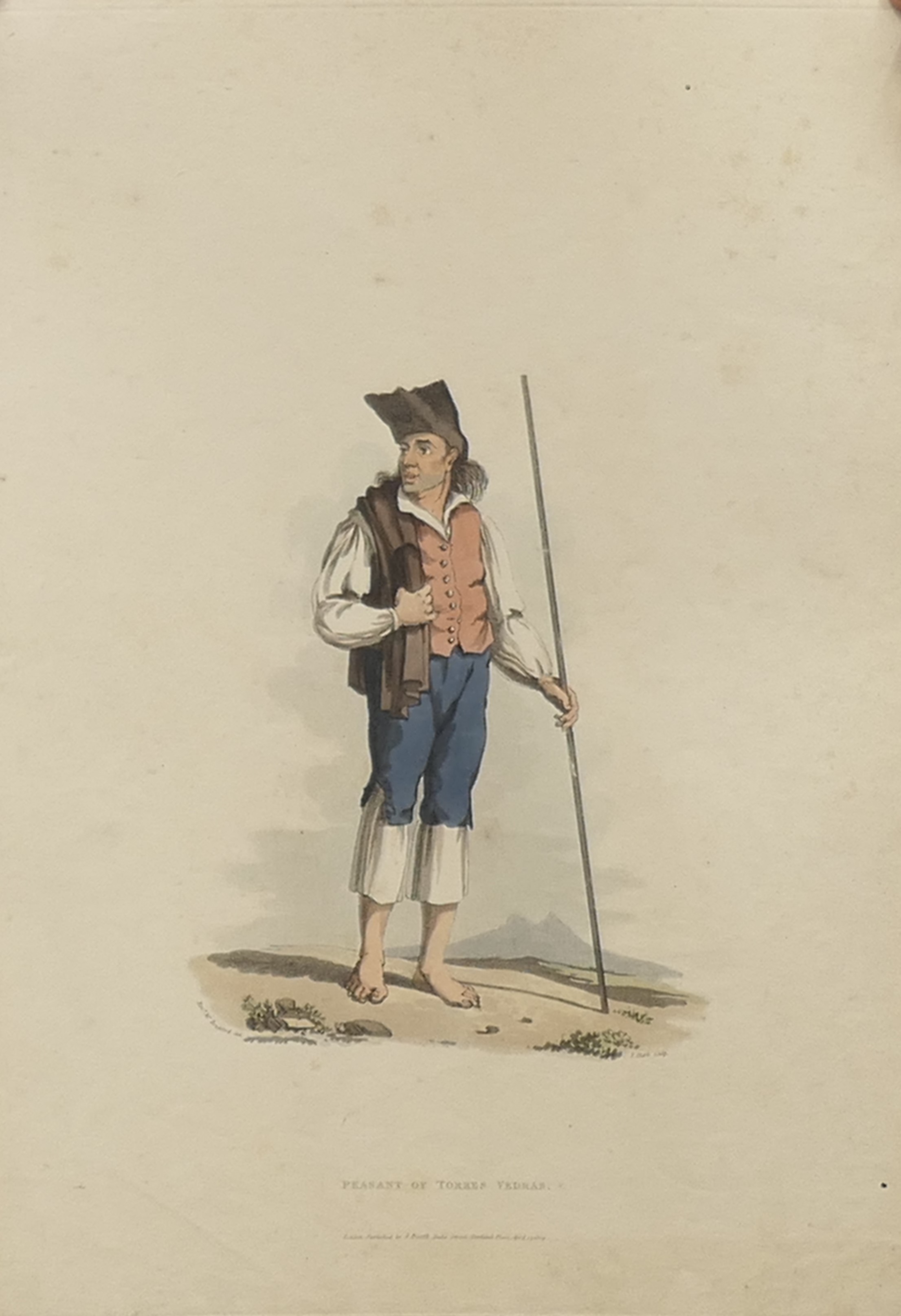 A quantity of 19th century prints of various Portuguese Scenes and Figures, - Image 5 of 8