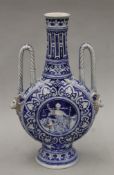 A 19th century Westerwald pottery vase. 50 cm high.