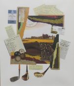 St Andrews Golf Course, limited edition print, numbered 375/400, signed Maskell, framed and glazed.