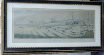 Three Hunting engravings after Samuel Alken by T Sutherland & G Maile, published J W Laird 1841,