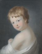 ENGLISH SCHOOL (19th century), Portrait of a Young Boy, pastel, framed and glazed. 47 x 37 cm.