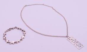 A silver A.
