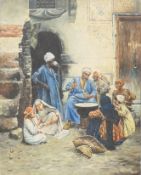 After LUDWIG DEUTSCH (1855-1935) French/Austrian, The Sahleb Vendor/Milk Seller, Cairo,