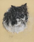 MARJORIE COX (1915-2003) British (AR), Collie Dog, pastel, signed and dated 1965, framed and glazed.