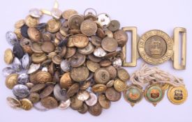 Two Hendon and District Football league medals, two British Airways Headstone Lane medals,