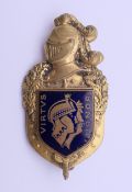 A vintage French police badge. 6.25 cm high.