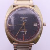 A Longines Automatic Admiral gentlemen's wristwatch. 3.7 cm diameter including crown.