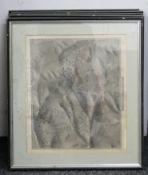 Five engraved Waterloo Battle maps by William Siborne (1797-1849), framed and glazed. Each 56.