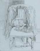 TINDLE, DAVID RA (born 1932) British (AR), Jacket and Sandals on a Chair,