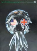 A political poster by Peter Kennard produced by Stop the War Coalition, Poster No. 1, dated 2003.