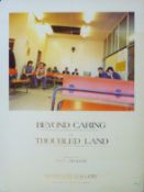 A promotional political poster 'Beyond Caring (conditions in DHSS and unemployment offices across