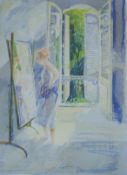CORSELLIS NEAC RWS RCA, JANE (born 1940) British (AR), Dressing, a signed limited edition print,
