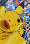 DEATH NYC (Contemporary) American, Pikachu Happy Trip, print, bearing a DEATH NYC blind stamp,