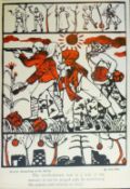 A political poster 'Develop Dynamiting in the Militia,