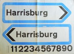 A political poster 'Harrisburg',