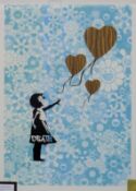 DEATH NYC (Contemporary) American, Banksy X Kusama, print,