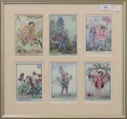 A set of alphabet Flower Fairies prints by Cicely Mary Barker and eight further Flower Fairies