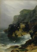PETER GRAHAM, RA, RSA, (1838-1921), The Home of the Seamew, oil on canvas, signed and dated 1881,