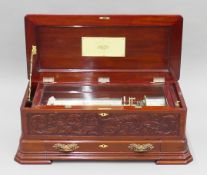A late 19th century Ideal Soprano Interchangeable music box by Mermod Freres, Switzerland,