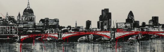 PAUL KENTON, London Calling, limited edition embellished print on boxed canvas numbered 62/150,